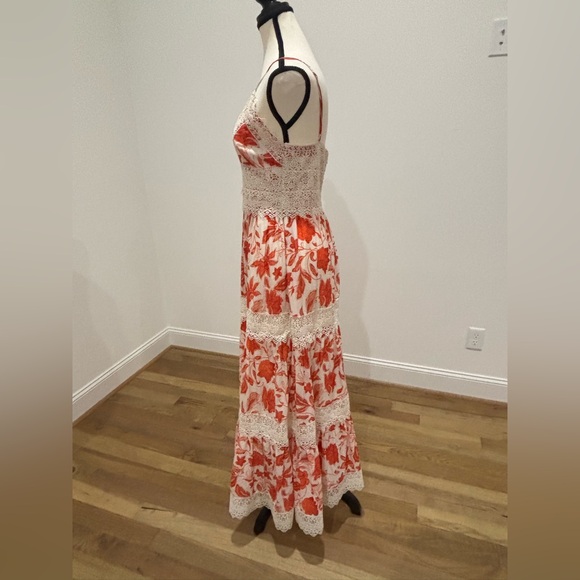 Antonio Milani Devon Printed Crochet Laced Maxi Dress 🌺
Size: 6 - Picture 8 of 17